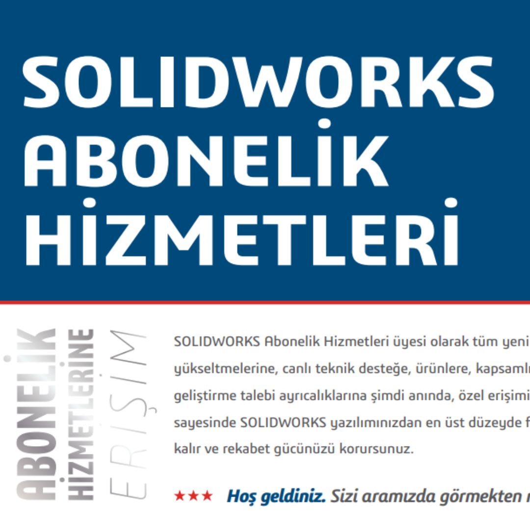 SOLIDWORKS Abonelik Hizmeti