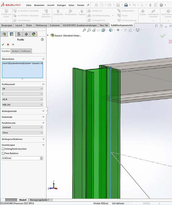 solidsteel parametric profil ve kütühaneler