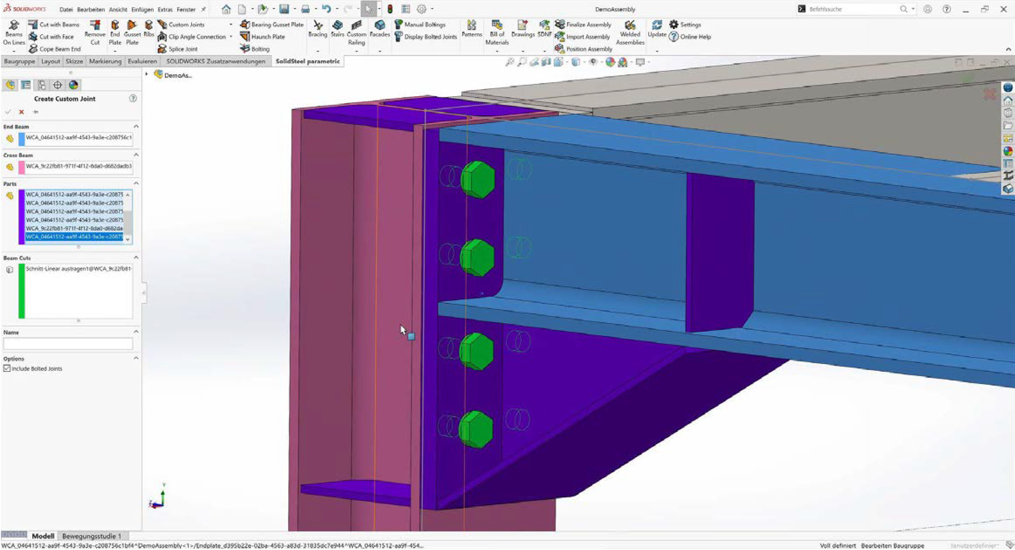 solidsteel parmetric avantajları